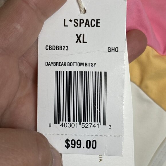 L*Space NWT New Daybreak Bitsy Bottom Size XL - Picture 4 of 6